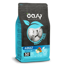 Kuivtoit koertele Oasy Grain Free Adult Medium & Large Fish, 12 kg