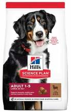 Kuivtoit koertele Hill's Science Plan Large Breed Adult lambaliha ja riisiga, 14 kg