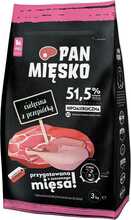 Kuivtoit koertele Pan Mięsko vasika- ja linnulihaga, 3 kg