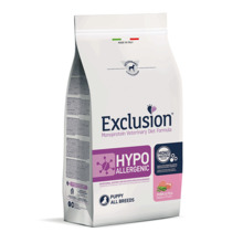 Kuivtoit kutsikatele Exclusion Hypoallergenic sealiha ja hernestega, 12 kg