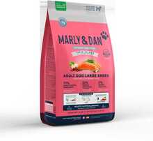 Kuivtoit suurtele täiskasvanud koertele Marly & Dan Adult Dog Large Breed Fresh Salmon, 4 kg