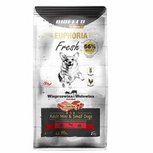 Kuivtoit koertele Biofeed Euphoria Fresh Adult Mini & Small sealiha ja veiselihaga, 2 kg