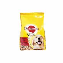Kuivtoit koertele Pedigree Adult veise- ja linnulihaga, 4 kg (8 x 500 g)