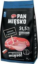 Kuivtoit kutsikatele PAN MIĘSKO vasikaliha ja vutt, 20 kg