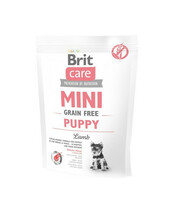 Kuivtoit kutsikatele Brit Care Mini Grain-free Puppy lambaliha, 400 g
