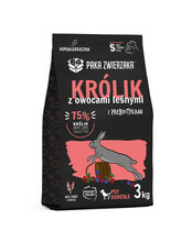 Kuivtoit koertele PAKA ZWIERZAKA Seventh Heaven küülikuliha ja metsasaadustega, 3 kg