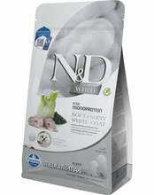 Kuivtoit kutsikatele Farmina N&D White Puppy Medium Maxi Sea Bass Spirulina Fennel, 2 kg