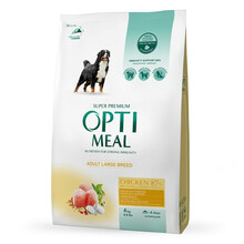 Kuivtoit koertele Optimeal kanaga, 4 kg