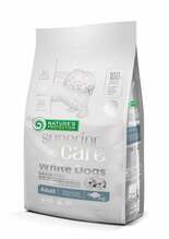 Kuivtoit koertele Nature's Protection Superior Care White Dogs Adult Small & Mini Breeds Grain Free valge kalaga, 1,5 kg