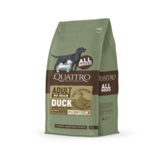 Kuivtoit koertele Quattro All Breed Adult teraviljavaba pardiga, 3 kg