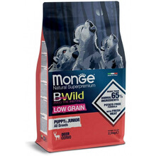Kuivtoit kutsikatele Monge BWild Puppy hirvelihaga, 2,5 kg
