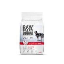 Kuivtoit veiselihaga täiskasvanud keskmist ja suurt tõugu koertele Raw Paleo Ultra Beef, 2kg