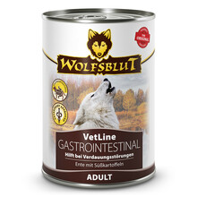 Konserv koertele Wolfsblut VetLine Gastrointestinal part ja maguskartul, 395 g