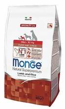 Kuivtoit koertele Monge Mini Puppy lambalihaga, riisi ja kartuliga, 800 g