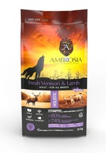 Kuivtoit koertele Ambrosia Grain-Free Lamb & Fresh Venison, 12 kg