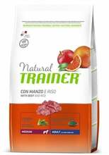 Kuivtoit koertele Trainer Natural Adult Medium veiselihaga, 12 kg