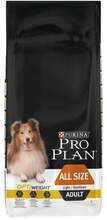 Kuivtoit koertele Purina Pro Plan OptiWeight Light/Sterilised Adult kanaga, 14 kg
