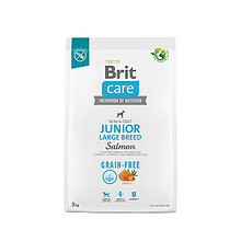Kuivtoit kutsikatele Brit Care Grain-free Junior Large Breed Salmon, lõhega, 3 kg