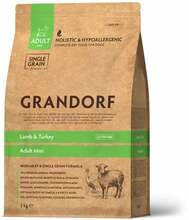 Kuivtoit väikest tõugu täiskasvanud koertele Grandorf Mini Breeds Adult lambaliha ja kalkuniga, 3 kg