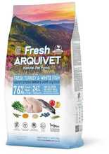 Poolniiske toit vanematele koertele Arquivet Fresh Senior & Light kalkuni ja kalaga, 10 kg