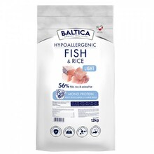 Kuivtoit koertele Baltica Nutraceutic Hypoallergenic Light L/XL kala ja riis, 12 kg