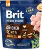 Kuivtoit koertele Brit Premium By Nature Senior S/M kanaga, 1 kg