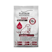 Kuivtoit koertele Platinum Adult lambaliha ja riisiga, 1,5 kg