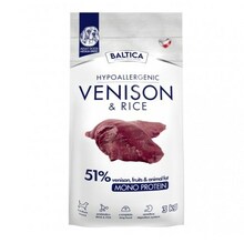 Hipoallergeenne kuivtoit koertele Baltica Nutraceutic Hypoallergenic Venison & Rice M, 3 kg