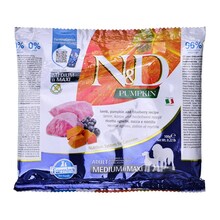 Kuivtoit koertele Farmina N&D Pumpkin Lamb&Blueberry Adult Medium&Maxi, 100 g