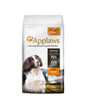 Kuivtoit koertele Applaws Dog Adult Small & Medium kanaga, 7,5 kg