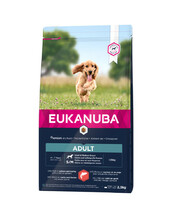 Kuivtoit koertele Eukanuba Adult Small/Medium Breeds lõhe ja odraga, 2.5 kg