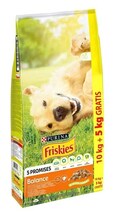 Kuivtoit koertele Purina Friskies Balance kanaga ja köögiviljadega, 10 + 5 kg
