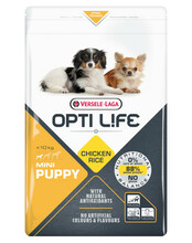Kutsikate toit Versele-Laga Opti Life Puppy Mini linnulihaga, 7,5 kg