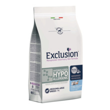 Kuivtoit koertele Exclusion Hypoallergenic M/L kalaga, 12 kg