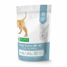 Kuivtoit kutsikatele Nature's Protection Puppy Starter lõhe ja krilliga, 500 g