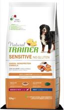 Kuivtoit koertele Natural Trainer Sensitive No Gluten lõhega, 12 kg