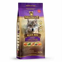 Kuivtoit koertele Wolfsblut Black Bird Adult kalkuni ja bataadiga, 12,5 kg