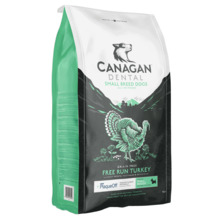 Kuivtoit väikest tõugu koertele Canagan Free Run Turkey Dental, 6 kg