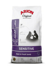 Kuivtoit koertele Arion Original Sensitive Adult Large lambalihaga, 12 kg