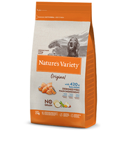 Kuivtoit koertele Nature's Variety Original Medium/Maxi lõhega, 12 kg