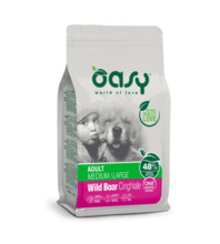 Kuivtoit koertele Oasy Adult Medium & Large Wild Boar metssigaliha, 12 kg