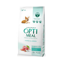 Kuivtoit kutsikatele Optimeal kalkuniga, 4 kg