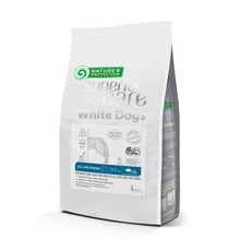 Kuivtoit koertele Nature's Protection Superior Care White Dogs valge kalaga, 4 kg