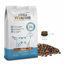 Kuivtoit koertele Platinum VetActive Light kanaga, 5 kg