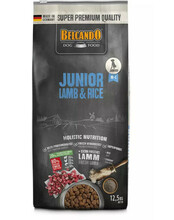 Kuivtoit koertele Belcando Junior Lamb & Rice lambaliha ja riisiga, 12,5 kg
