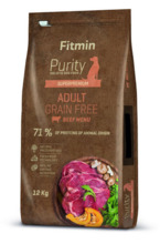 Kuivtoit koertele Fitmin Purity Grain Free Adult veiselihaga, 2 kg