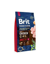 Kuivtoit koertele Brit Premium By Nature Adult Large kanaga, 8 kg