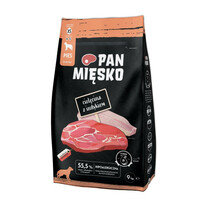 Kuivtoit koertele PAN MIĘSKO vasikaliha ja kalkuniga XS, 9 kg