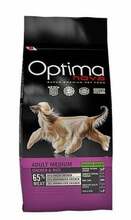 Kuivtoit koertele Optima Nova Adult Medium kanaga ja riisiga, 12 kg