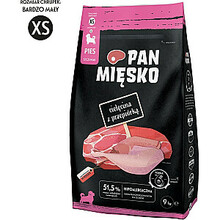 Kuivtoit kutsikatele PAN MIĘSKO vasikaliha ja vutt, 9 kg